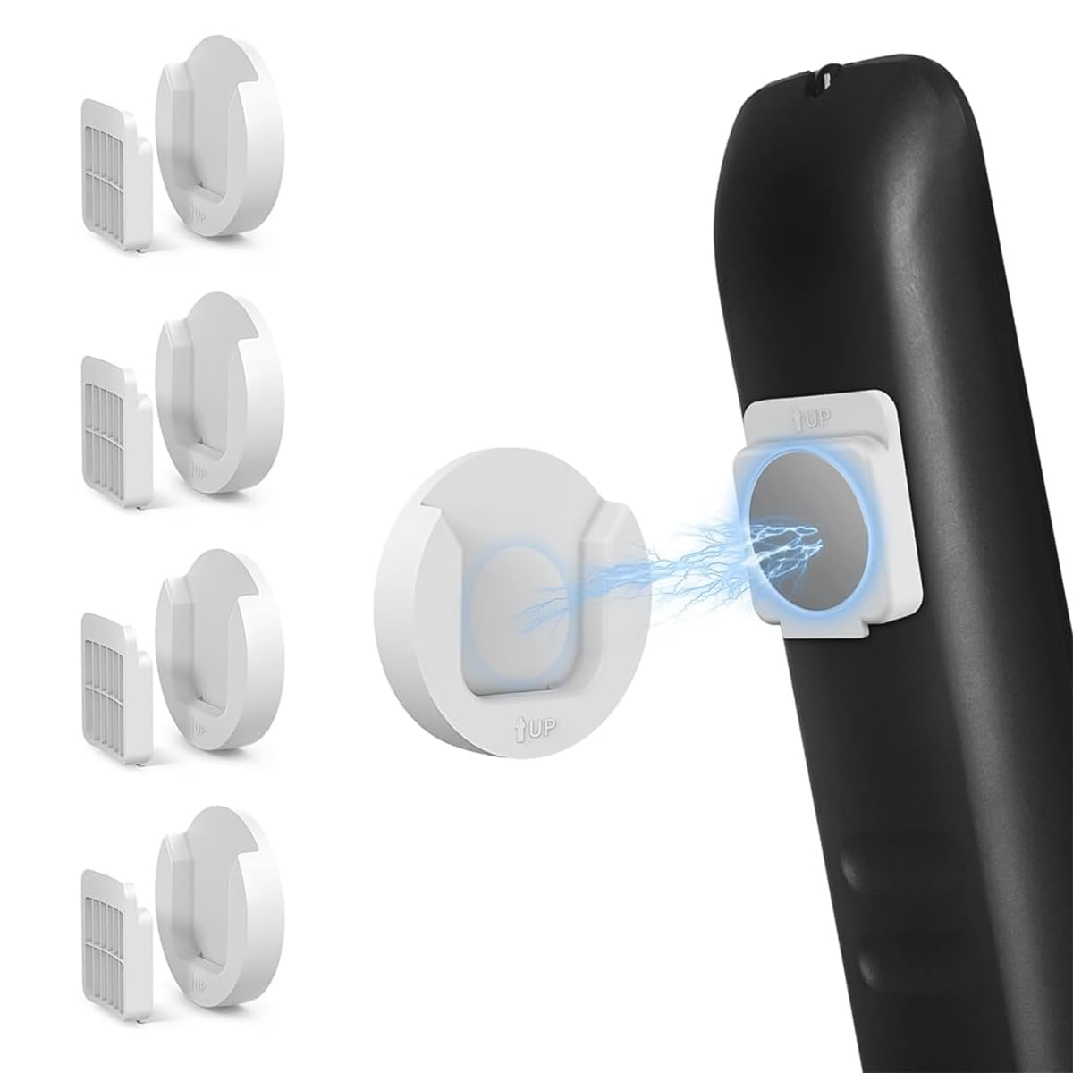 ZORBES Remote Organizer Wall Magnetic Organizer Set of 4Pcs Wall Mounted Magnetic Organizer for Remote Self-adhesive Space Saving Wall Organizer Universal Wall Magnetic Organizer for Remote ZORBES Remote Organizer Wall Magnetic Organizer Set of 4Pcs Wall Mounted Magnetic Organizer for Remote Self-adhesive Space Saving Wall Organizer Universal Wall Magnetic Organizer for Remote